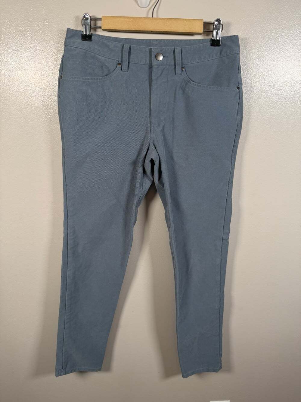 Lululemon ABC Pant Slim Utilitech Mens 30x31 Blue 5 Pocket Commuter Tech Golf
